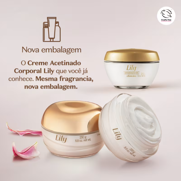 Creme Hidratante Acetinada Lily 250g - Hi...