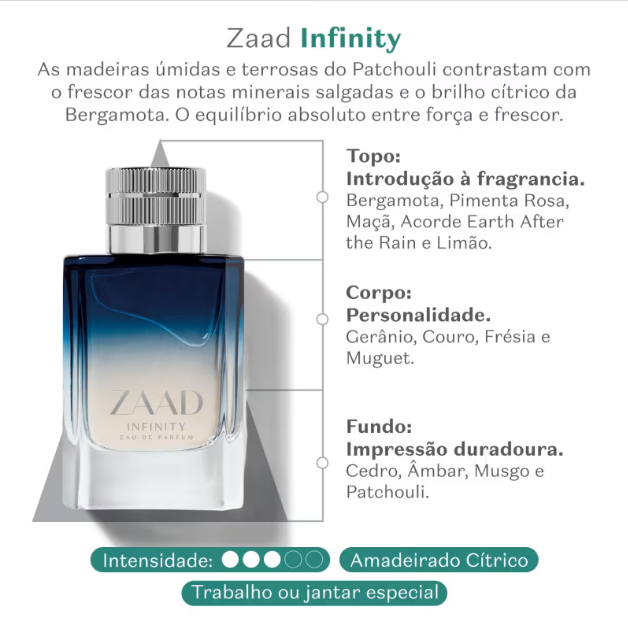 ZAAD INFINITY EAU DE PARFUM 95ml